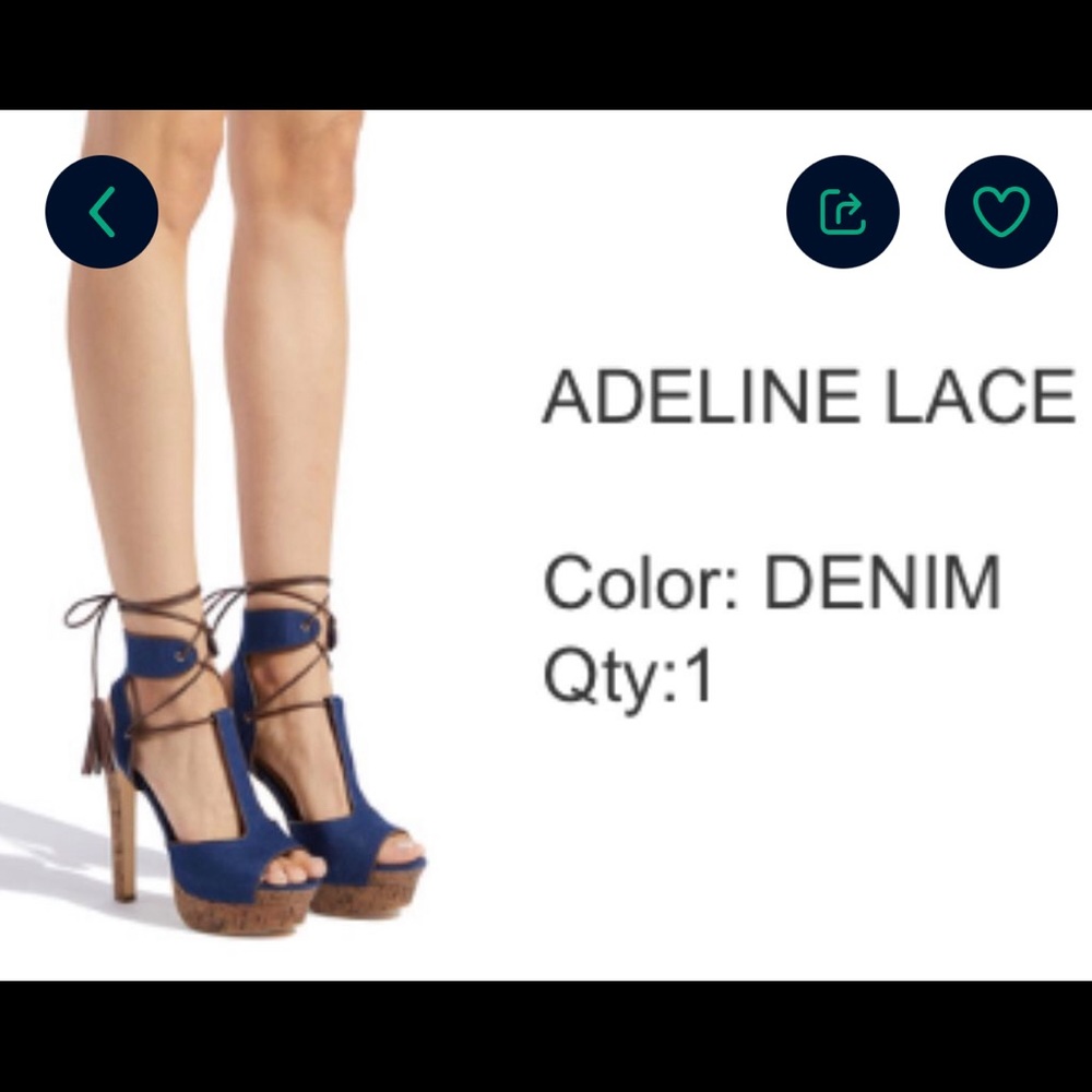 Denim Heels